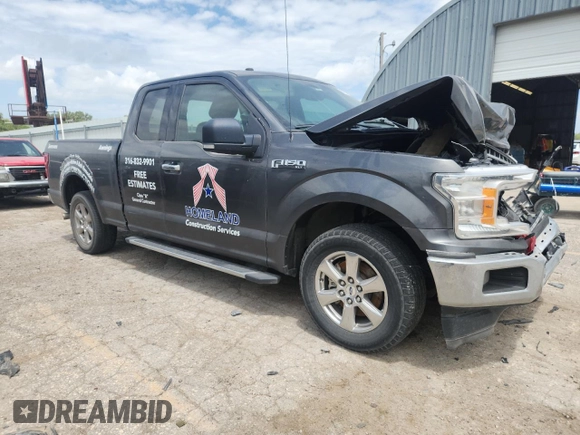 2018 Ford F-150 XL with VIN 1FTEX1CP7JKF80739, listed as a Copart auction lot 62030155 with 144,548 mi miles and Salvage title. Bid and sale history available at DreamBid. Image 4.