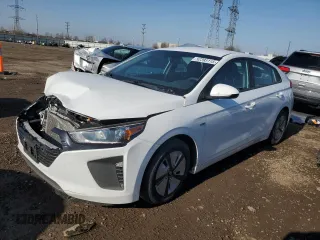 2019 Hyundai Ioniq Blue with VIN KMHC65LC0KU160188, listed as a Copart auction lot 52393115 with 91,805 mi miles and Salvage Title. Bid and sale history available at DreamBid. Image 1.