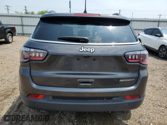 2021 Jeep Compass Sport z VIN 3C4NJCAB0MT508482, wystawiony jako Copart lot #53707625 z przebiegiem 39 626 mil mil oraz Szkoda całkowita • Salvage title. Historia ofert i sprzedaży dostępna na DreamBid. Obrazek 6.