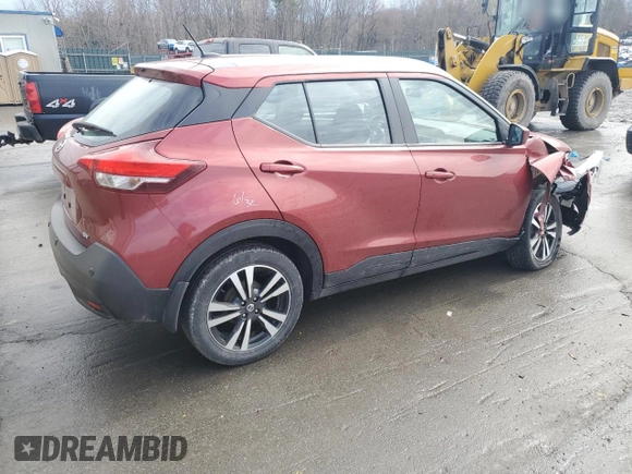 2020 Nissan Kicks SV with VIN 3N1CP5CV0LL537622, listed as a Copart auction lot 52837595 with 88,158 mi miles and Salvage Title. Bid and sale history available at DreamBid. Image 3.