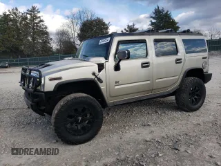 2003 Hummer H2 with VIN 5GRGN23U93H101021, listed as a Copart auction lot 87440524 with 124,826 mi miles and Clean Title. Bid and sale history available at carsss.com. Image 1.