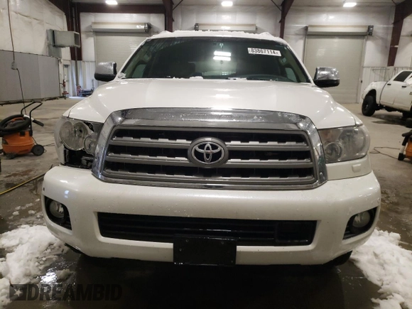 2014 Toyota Sequoia Platinum with VIN 5TDDW5G16ES102497, listed as a Copart auction lot 83867114 with 201,315 mi miles and Salvage Title. Bid and sale history available at carsss.com. Image 5.