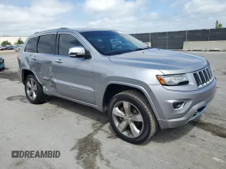 2014 Jeep Grand Cherokee Overland with VIN 1C4RJFCG1EC216154, listed as a Copart auction lot 50984675 with 91,782 mi miles and Salvage Title. Bid and sale history available at carsss.com. Image 4.