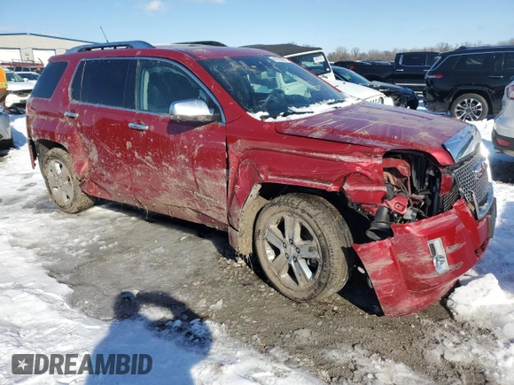 2013 GMC Terrain Denali with VIN 2GKALYEK4D6134919, listed as a Copart auction lot 87313994 with Not Provided miles and Salvage Title. Bid and sale history available at DreamBid. Image 4.
