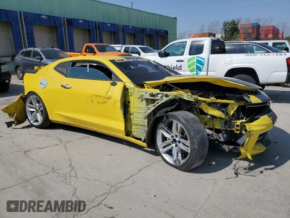 2018 Chevrolet Camaro 2LT with VIN 1G1FD1RS9J0133844, listed as a Copart auction lot 53791155 with 72,856 mi miles and Clean Title. Bid and sale history available at carsss.com. Image 4.