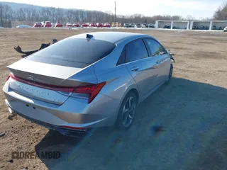 2021 Hyundai Elantra Limited with VIN 5NPLP4AGXMH029977, listed as a IAAI auction lot 41435696 with 66,986 mi miles and . Bid and sale history available at DreamBid. Image 4.