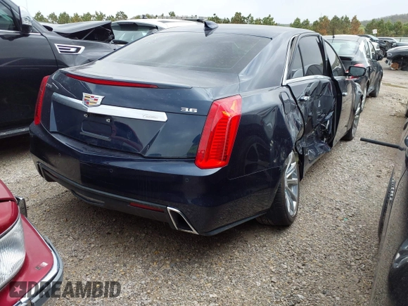 2019 Cadillac CTS Sedan Luxury RWD with VIN 1G6AR5SS7K0102603, listed as a IAAI auction lot 41379611 with 21,651 mi miles. Bid and sale history available at carsss.com. Image 4.