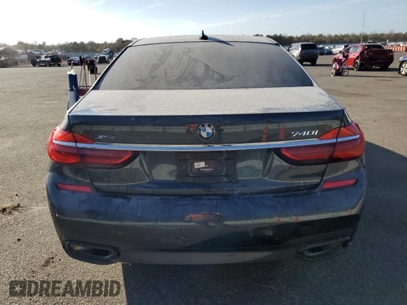 2019 BMW 7 Series 740i xDrive z VIN WBA7E4C56KGV70297, wystawiony jako Copart lot #78858504 z przebiegiem 81 874 mil mil oraz Szkoda całkowita • Salvage title. Historia ofert i sprzedaży dostępna na DreamBid. Obrazek 6.
