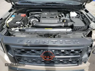 2023 Nissan Frontier Pro-4X with VIN 1N6ED1EK5PN641391, listed as a Copart auction lot 46895485 with 17,465 mi miles and Salvage title. Bid and sale history available at DreamBid. Image 11.