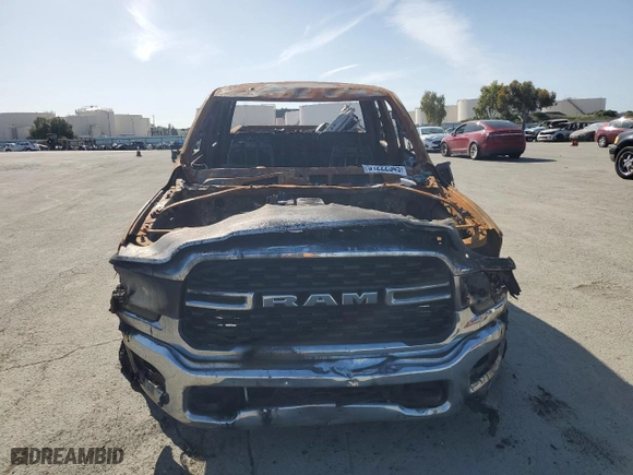 2024 Ram 2500 Lone Star with VIN 3C6UR5DLXRG176742, listed as a Copart auction lot 51222545 with 0 mi miles and Salvage Title. Bid and sale history available at carsss.com. Image 5.
