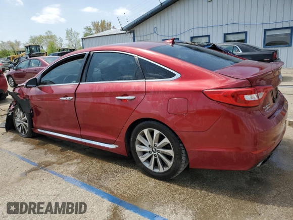 2015 Hyundai Sonata Sport with VIN 5NPE34AF4FH049589, listed as a Copart auction lot 54832855 with Not provided miles and Salvage title. Bid and sale history available at DreamBid. Image 2.