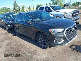 2022 Audi Q3 Premium with VIN WA1AUCF34N1016242, listed as a IAAI auction lot 42341953 with 53,650 mi miles and . Bid and sale history available at DreamBid. Image 1.