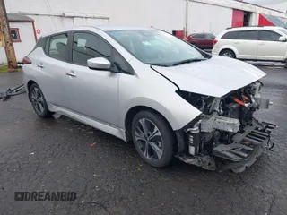 2022 Nissan LEAF SV with VIN 1N4AZ1CV2NC552599, listed as a IAAI auction lot 41600027 with 60,954 mi miles and . Bid and sale history available at DreamBid. Image 1.