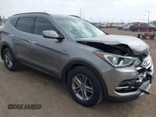 2017 Hyundai Santa Fe Sport 2.4L with VIN 5NMZU3LB7HH021661, listed as a IAAI auction lot 41746160 with 82,990 mi miles. Bid and sale history available at carsss.com. Image 1.