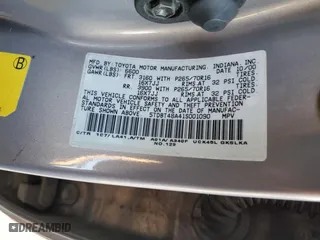 2001 Toyota Sequoia Limited with VIN 5TDBT48A41S001090, listed as a Copart auction lot 87897875 with 241,046 mi miles and Salvage Title. Bid and sale history available at carsss.com. Image 13.