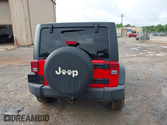 2016 Jeep Wrangler Unlimited Sport with VIN 1C4BJWDG4GL137175, listed as a IAAI auction lot 42388587 with 160,337 mi miles and . Bid and sale history available at DreamBid. Image 16.
