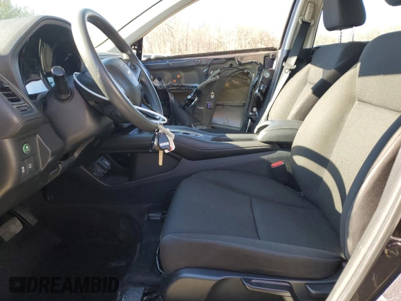 2017 Honda HR-V LX with VIN 3CZRU6H38HM714202, listed as a Copart auction lot 47058515 with 67,691 mi miles and Salvage Title. Bid and sale history available at DreamBid. Image 7.