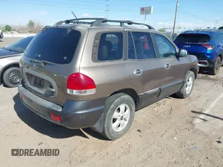 2006 Hyundai Santa Fe GLS with VIN KM8SC13E66U048905, listed as a IAAI auction lot 42053514 with 217,658 mi miles. Bid and sale history available at carsss.com. Image 4.