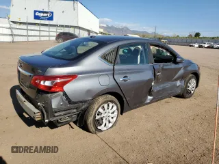 2017 Nissan Sentra SV with VIN 3N1AB7AP4HL723998, listed as a Copart auction lot 56484115 with 39,353 mi miles and Salvage title. Bid and sale history available at DreamBid. Image 3.