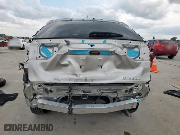 2018 Lexus RX 350L Premium с VIN JTJGZKCAXJ2001566, выставлен на аукционе Copart как лот 54611545 с пробегом 66 260 миль миль и Списание • Salvage title. История ставок и продаж доступна на DreamBid. Изображение 6.