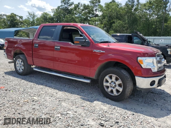 2014 Ford F-150 XL with VIN 1FTEW1CMXEFA90254, listed as a Copart auction lot 61789495 with 126,489 mi miles and Salvage title. Bid and sale history available at DreamBid. Image 4.