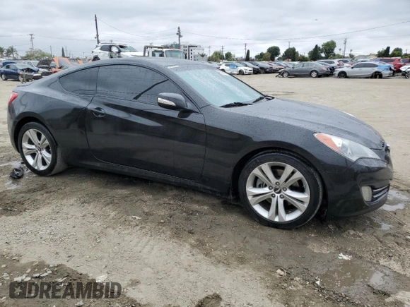 2010 Hyundai Genesis Coupe Grand Touring with VIN KMHHU6KH8AU034125, listed as a Copart auction lot 56064075 with 100,466 mi miles and Salvage title. Bid and sale history available at DreamBid. Image 4.
