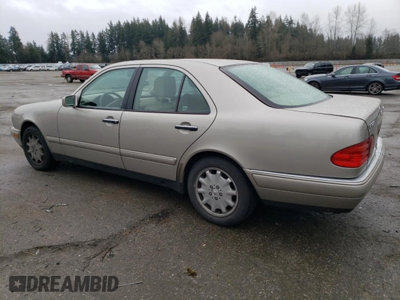 1999 Mercedes-Benz E-Class with VIN WDBJF82H2XX015586, listed as a Copart auction lot 44465455 with 76,890 mi miles and Salvage Title. Bid and sale history available at carsss.com. Image 2.