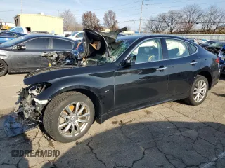 2018 Infiniti Q70 Luxe with VIN JN1BY1AR7JM220057, listed as a Copart auction lot 83097704 with Not provided miles and Salvage title. Bid and sale history available at DreamBid. Image 1.
