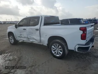 2024 Chevrolet Silverado 1500 Custom with VIN 3GCPABEK8RG445662, listed as a Copart auction lot 54160645 with 1,559 mi miles and Salvage Title. Bid and sale history available at DreamBid. Image 2.