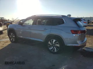 2024 Volkswagen Atlas SEL with VIN 1V2BR2CA4RC527287, listed as a Copart auction lot 41517555 with 22,347 mi miles and Salvage title. Bid and sale history available at DreamBid. Image 2.
