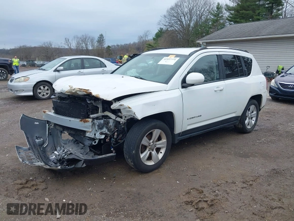 2014 Jeep Compass Latitude with VIN 1C4NJCEB8ED518193, listed as a IAAI auction lot 41957771 with 175,549 mi miles. Bid and sale history available at carsss.com. Image 20.