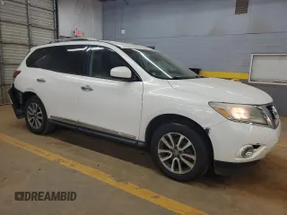 2013 Nissan Pathfinder SL with VIN 5N1AR2MN1DC634588, listed as a Copart auction lot 52020595 with 233,249 mi miles and Salvage Title. Bid and sale history available at carsss.com. Image 4.