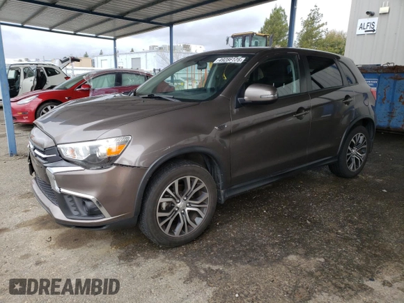 2018 Mitsubishi Outlander Sport ES 2.0 with VIN JA4AR3AU4JU020818, listed as a Copart auction lot 49286125 with 102,243 mi miles and Salvage Title. Bid and sale history available at carsss.com. Image 1.