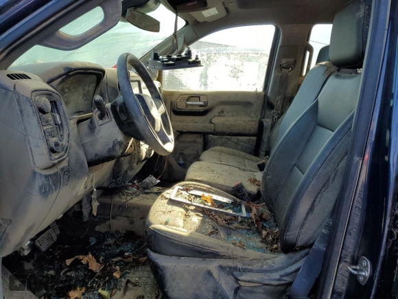 2022 Chevrolet Silverado 1500 Work Truck with VIN 1GCRDAEK5NZ641885, listed as a Copart auction lot 74668384 with Not Provided miles and Salvage Title. Bid and sale history available at DreamBid. Image 7.