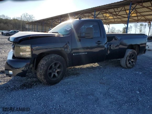 2007 Chevrolet Silverado 1500 Work Truck with VIN 1GCEC14C17Z542866, listed as a Copart auction lot 45818035 with 112,773 mi miles and Salvage Title. Bid and sale history available at carsss.com. Image 1.