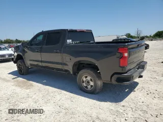 2021 Chevrolet Silverado 1500 Custom with VIN 1GCPYBEK6MZ231063, listed as a Copart auction lot 52195745 with 53,497 mi miles and Salvage Title. Bid and sale history available at DreamBid. Image 2.