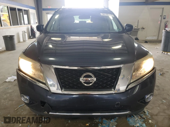 2015 Nissan Pathfinder S с VIN 5N1AR2MN7FC680171, выставлен на аукционе Copart как лот 56145795 с пробегом 138 074 миль миль и Списание • Salvage title. История ставок и продаж доступна на DreamBid. Изображение 5.
