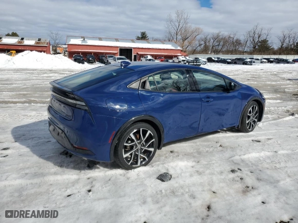 2023 Toyota Prius Prime SE with VIN JTDACACUXP3009975, listed as a Copart auction lot 47209985 with NaN miles and Salvage Title. Bid and sale history available at carsss.com. Image 3.
