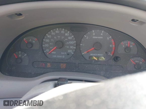 2001 Ford Mustang Deluxe with VIN 1FAFP44491F242798, listed as a IAAI auction lot 41779856 with 166,017 mi miles. Bid and sale history available at carsss.com. Image 7.