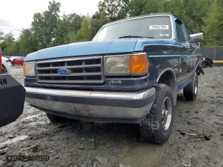 1989 Ford Bronco Custom with VIN 1FMEU15H6KLA27263, listed as a Copart auction lot 73462704 with 88,209 mi miles and Salvage Title. Bid and sale history available at carsss.com. Image 5.