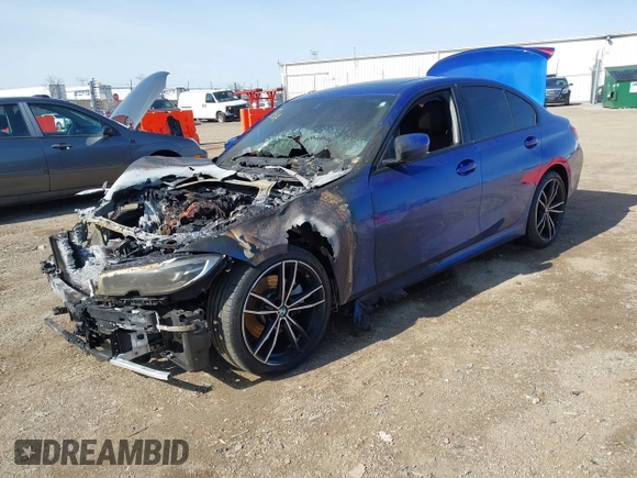 2019 BMW 3 Series 330i with VIN WBA5R1C58KAK07271, listed as a IAAI auction lot 41941194 with Not provided miles and . Bid and sale history available at DreamBid. Image 2.