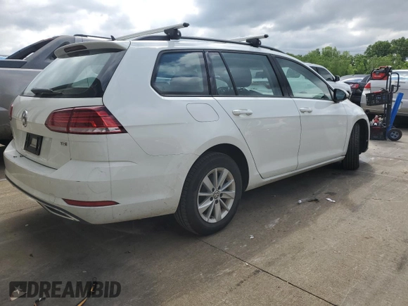 2018 Volkswagen Golf SportWagen S with VIN 3VWD17AUXJM755273, listed as a Copart auction lot 54240484 with 24,596 mi miles and Salvage Title. Bid and sale history available at carsss.com. Image 3.
