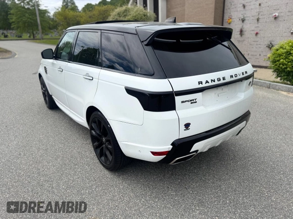 2020 Land Rover Range Rover Sport HST with VIN SALWS2RU1LA726169, listed as a Copart auction lot 57899135 with 87,478 mi miles and Clean title. Bid and sale history available at DreamBid. Image 3.