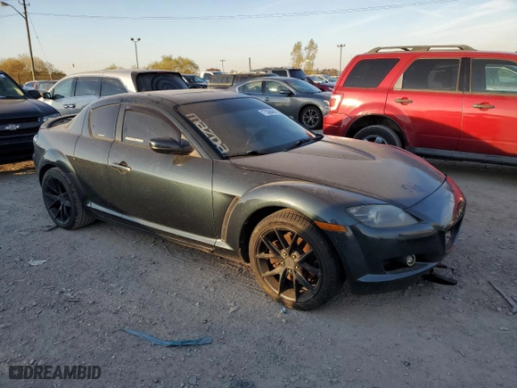 2004 Mazda RX-8 with VIN JM1FE173540124000, listed as a Copart auction lot 77366484 with 0 mi miles and Clean Title. Bid and sale history available at carsss.com. Image 4.