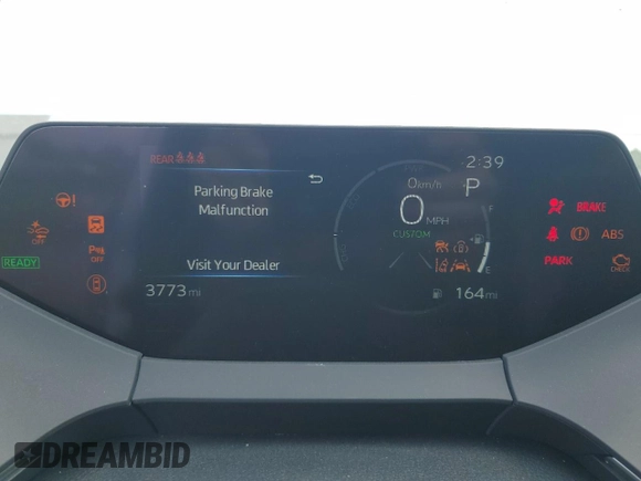 2024 Toyota Prius LE with VIN JTDADABU9R3014585, listed as a Copart auction lot 64608015 with 3,773 mi miles and Salvage title. Bid and sale history available at DreamBid. Image 9.