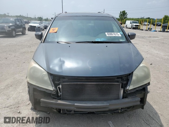 2010 Honda Odyssey EX-L с VIN 5FNRL3H76AB091537, выставлен на аукционе Copart как лот 60861615 с пробегом Не указан миль и Чистый • Clean title. История ставок и продаж доступна на DreamBid. Изображение 5.