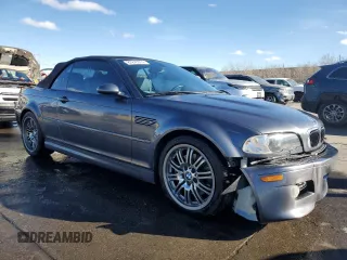 2002 BMW 3 Series M3 with VIN WBSBR93432PK00133, listed as a Copart auction lot 87243574 with 47,715 mi miles and Salvage Title. Bid and sale history available at carsss.com. Image 4.