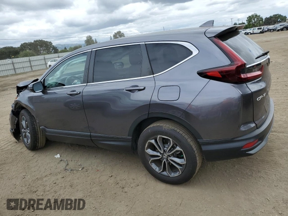 2021 Honda CR-V EX-L with VIN 2HKRW1H87MH417047, listed as a Copart auction lot 54723795 with 30,435 mi miles and Salvage Title. Bid and sale history available at carsss.com. Image 2.