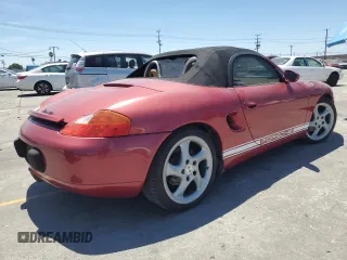 2001 Porsche Boxster with VIN WP0CA29851U623400, listed as a Copart auction lot 62940895 with 102,734 mi miles and Salvage title. Bid and sale history available at DreamBid. Image 3.