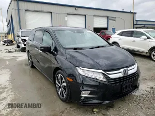 2019 Honda Odyssey Elite with VIN 5FNRL6H94KB108422, listed as a Copart auction lot 51492365 with 91,948 mi miles and Salvage Title. Bid and sale history available at DreamBid. Image 14.